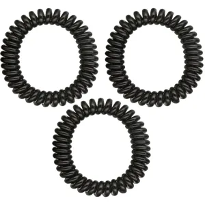 Invisibobble Dünnes Spiralgummiband für Haare Invisibobble - 3 STk. True Black