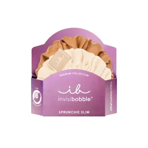 Invisibobble Haarband Sprunchie Slim Premium Creme de Caramel 2 Stk