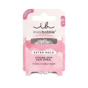 invisibobble Extra Hold Crystal Clear Haargummis 3 St