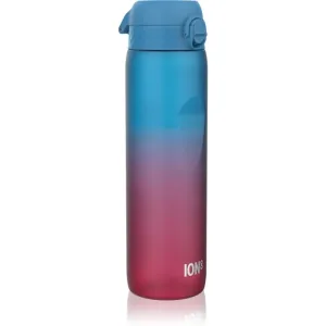 Ion8 Leak Proof Wasserflasche große Motivator Blue & Pink 1000 ml