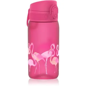 Ion8 One Touch Kids Wasserflasche für Kinder Flamingos 350 ml