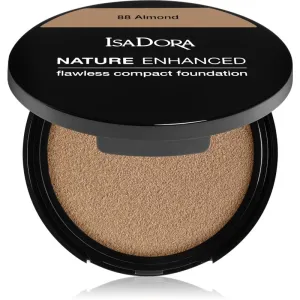 IsaDora Nature Enhanced Flawless Compact Foundation Kompakt Creme-Foundation Farbton 88 Almond 10 g