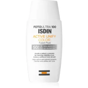 ISDIN Foto Ultra 100 Active Unify schützende Tönungscreme gegen Pigmentflecken SPF 50+ 50 ml