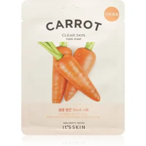 It´s Skin The Fresh Mask Carrot textile Maske mit Reinigungseffekt 19 g