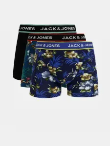 Jack & Jones Flower Boxershorts 3 Stück Blau