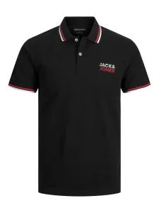 Jack&Jones Herren Poloshirt JJATLAS Regular Fit 12221012 Black S