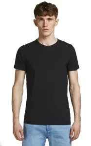 Jack&Jones Herren T-Shirt JJEBASIC Stretch Fit 12058529 BLACK S