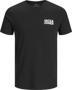 Jack&Jones Herren T-Shirt JJECORP 12151955 Black Schlank L