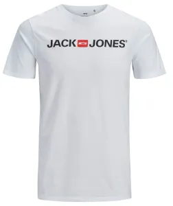 Jack&Jones Herren T-Shirt JJECORP 12137126 White XXL