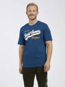 Jack & Jones Logo T-Shirt Blau