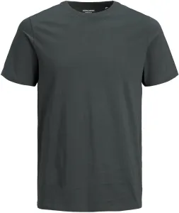 Jack&Jones Herren T-Shirt JJEORGANIC Slim Fit 12156101 Asphalt XL