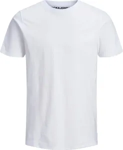 Jack&Jones Herren T-Shirt JJEORGANIC BASIC Slim Fit 12156101 White XXL