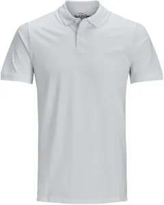 Jack&Jones Herren Poloshirt Slim Fit JJEBASIC 12136516 White L