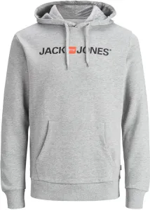 Jack&Jones Herren Sweathisrt Regular Fit JJECORP 12137054 Light Grey Melange L