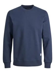 Jack&Jones Herren Sweatshirt JJEBASIC Regular Fit 12181903 Navy Blazer S