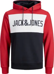 Jack&Jones Herren Sweatshirt JJELOGO 12172344 Tango Red S