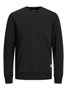 Jack&Jones Herren Sweatshirt JJEBASIC Regular Fit 12181903 Black L