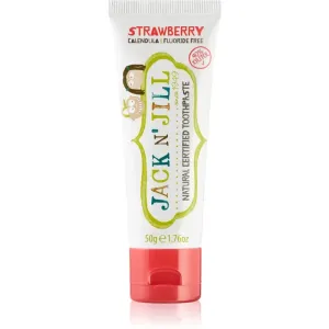 Jack N’ Jill Natural natürliche Zahnpasta für Kinder Geschmack Strawberry 50 g