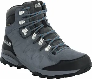 Jack Wolfskin Refugio Texapore Mid Grey/Black 40 Heren Wanderschuhe