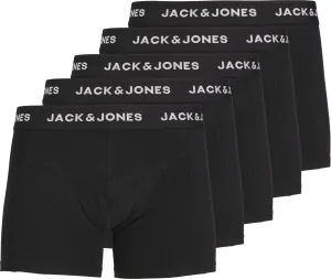 Jack&Jones 5 PACK - Boxershorts JACHUEY 12242049 Black L