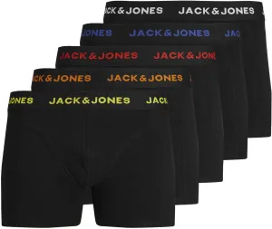 Jack&Jones 5 PACK - Herren Boxershorts JACBLACK 12242494 Black L