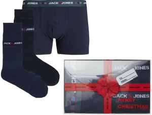 Jack&Jones Geschenkset für Herren - Boxershorts und Socken JACDNA 12247659 Navy Blazer M