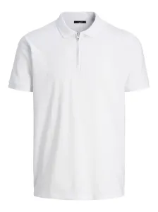 Jack&Jones Herren Poloshirt Standard Fit JJEPAULOS 12236235 Bright White XXL