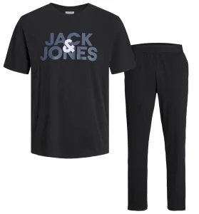Jack&Jones Herren Pyjama JACULA Standard Fit 12254994 Black S