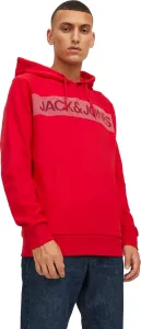 Jack&Jones Herren Sweatshirt JJECORP 12152840 True Red Play-3 XL