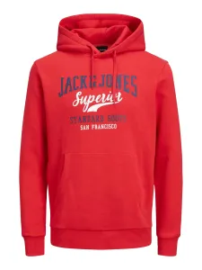 Jack&Jones Herren Sweatshirt JJELOGO Regular Fit 12210824 True Red M
