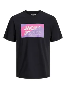 Jack&Jones Herren T-Shirt JCOLOGAN Standard Fit 12242492 black M