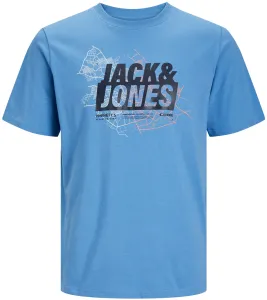 Jack&Jones Herren T-Shirt JCOMAP Regular Fit 12252376 Pacific Coast L