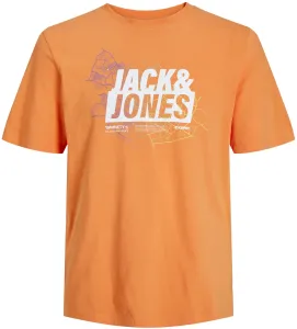 Jack&Jones Herren T-Shirt JCOMAP Regular Fit 12252376 Tangerine XL