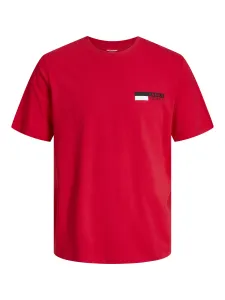 Jack&Jones Herren T-Shirt JJECORP Standard Fit 12233999 True Red M