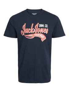 Jack&Jones Herren T-Shirt JJELOGO Standard Fit 12233594 Navy Blazer S
