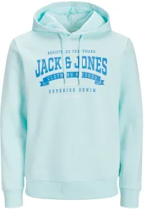 Jack&Jones Herren T-Shirt JJELOGO Standard Fit 12233597 Soothing Sea XXL