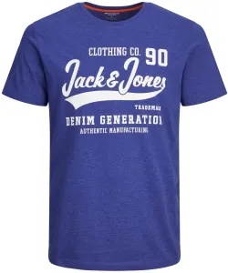 Jack&Jones Herren T-Shirt JJELOGO Standard Fit 12238252 Bluing M