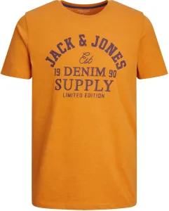 Jack&Jones Herren T-Shirt JJELOGO Standard Fit 12238252 Desert Sun M