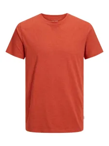 Jack&Jones Herren T-Shirt JJEORGANIC Standard Fit 12222887 Cinnabar L