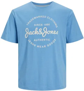 Jack&Jones Herren T-Shirt JJFOREST Standard Fit 12247972 Pacific Coast M