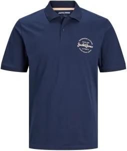 Jack&Jones Herren T-Shirt JJFOREST Standard Fit 12248621 Navy Blazer L