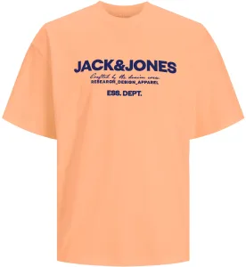 Jack&Jones Herren T-Shirt JJGALE Relaxed Fit 12247782 Apricot Ice L