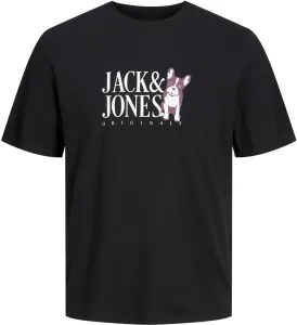 Jack&Jones Herren T-Shirt JORBEWARE Standard Fit 12245196 Schwarz M