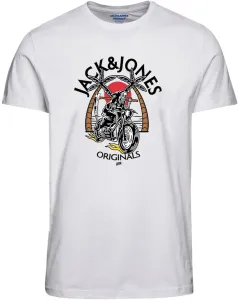 Jack&Jones Herren T-Shirt JORBONEY Standard Fit 12245199 Bright White L