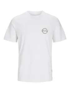 Jack&Jones Herren T-Shirt JORBUSHWICK Standard Fit 12262651 Bright White M