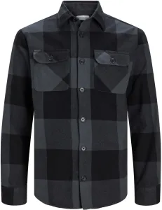 Jack&Jones Herrenhemd JJEDARREN Comfort Fit 12248409 Asphalt XL