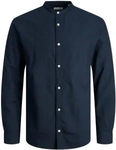Jack&Jones Herrenhemd JJELINEN Slim Fit 12248581 Navy Blazer L