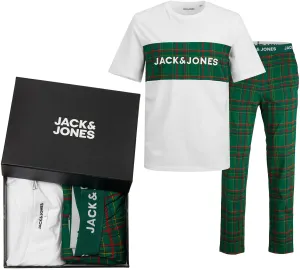 Jack&Jones Herrenpyjama JACJJ Standard Fit 12246380 White S