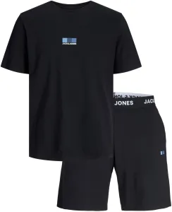 Jack&Jones Herrenset - T-Shirt und Shorts JACOSCAR Standard Fit 12258219 Black/Shorts L
