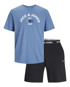 Jack&Jones Herrenset - T-Shirt und Shorts JACTHEO Standard Fit 12258222 Coronet Blue L